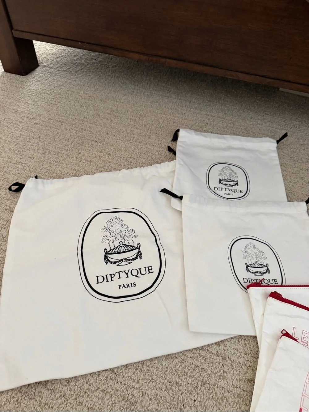 Collection of designer storage bags